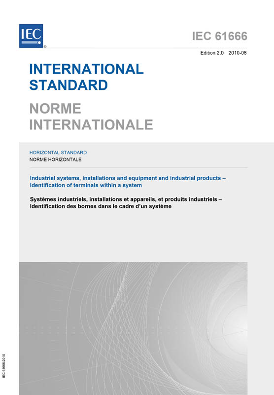 Cover IEC 61666:2010